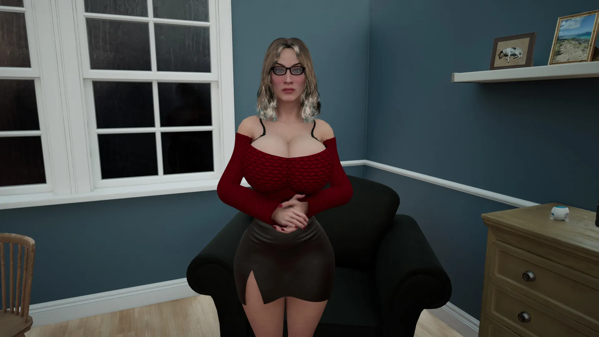 Hot Dawn Uprising gameplay screenshot 10 (Ren'Py adult game) by Fixer – free download