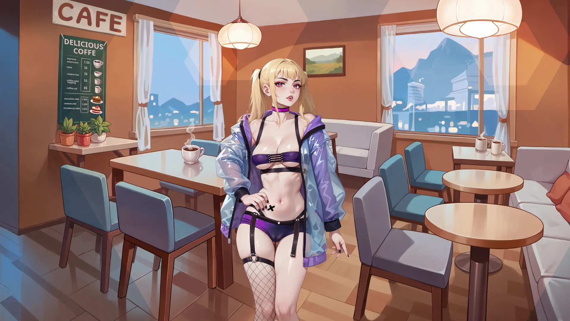 EmyLiveShow Origins: Emy the Vampire Queen gameplay screenshot 2 (Ren'Py adult game) by Team Emily – free download