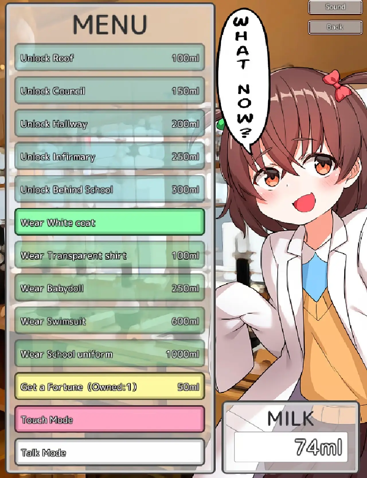 Hypno Academy gameplay screenshot 5 (Ren'Py adult game) by Little Shop/ChoiR – free download