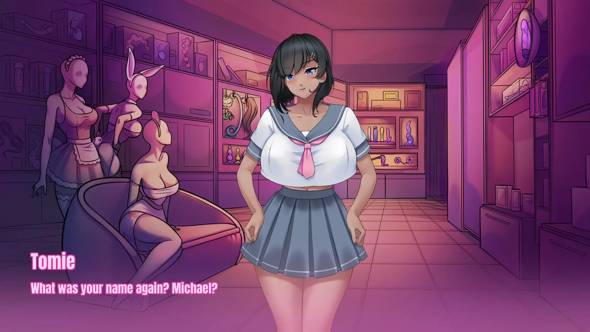 DommeBreaker gameplay screenshot 3 (Ren'Py adult game) by Zee Vital/Swimming Rock – free download