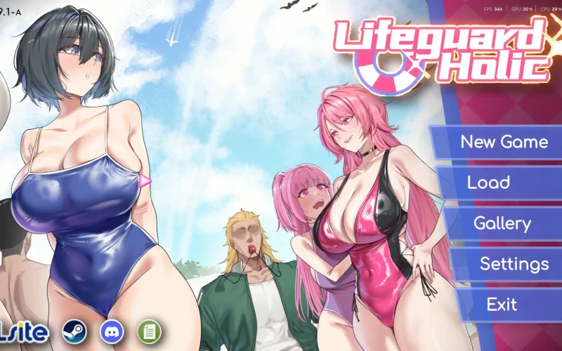 Lifeguard Holic cover 1.6 + DLC Uncensored – Ren'Py adult game by Tiramisu/Big S Studio free download