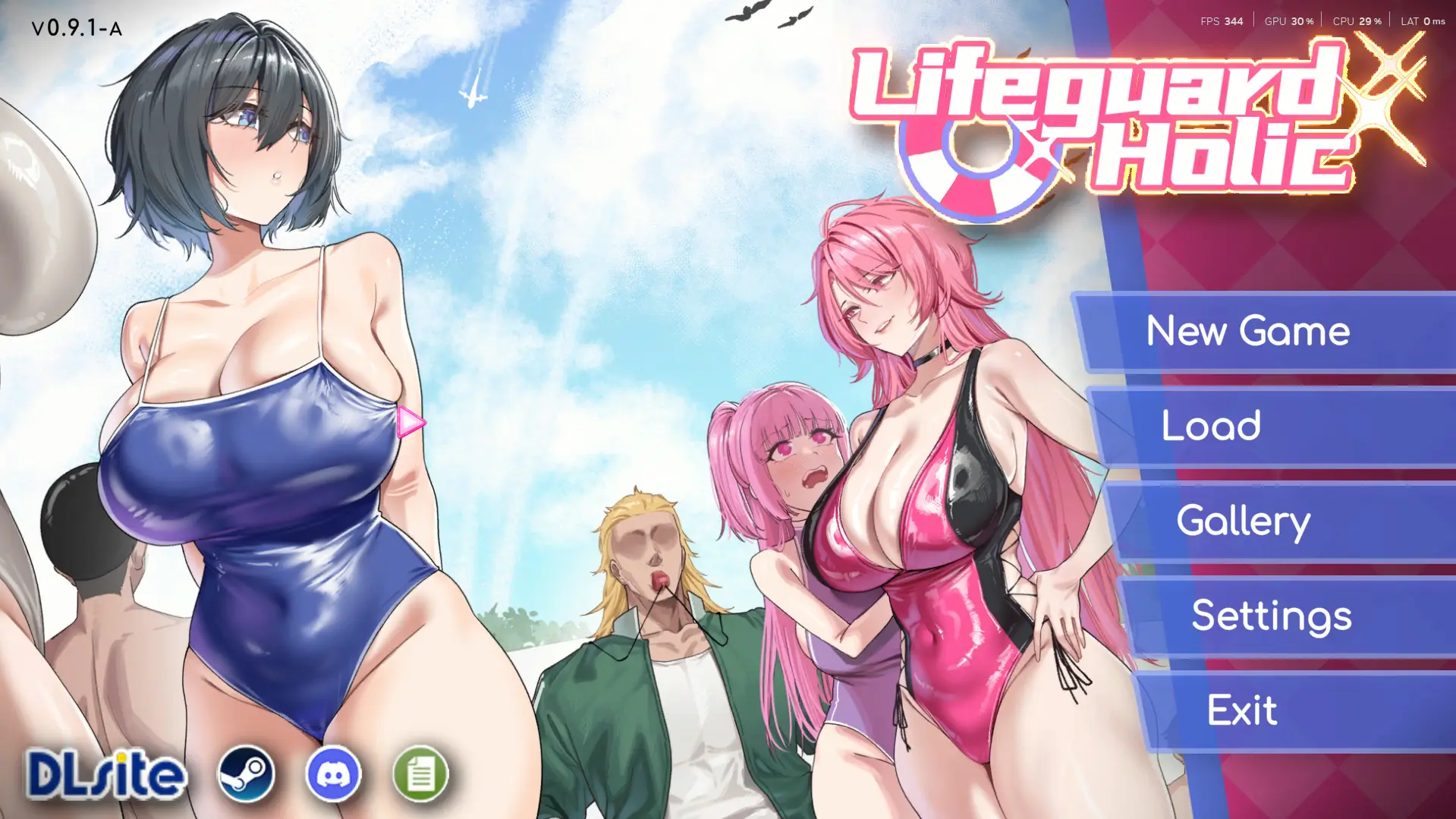 Lifeguard Holic cover 1.6 + DLC Uncensored – Ren'Py adult game by Tiramisu/Big S Studio free download