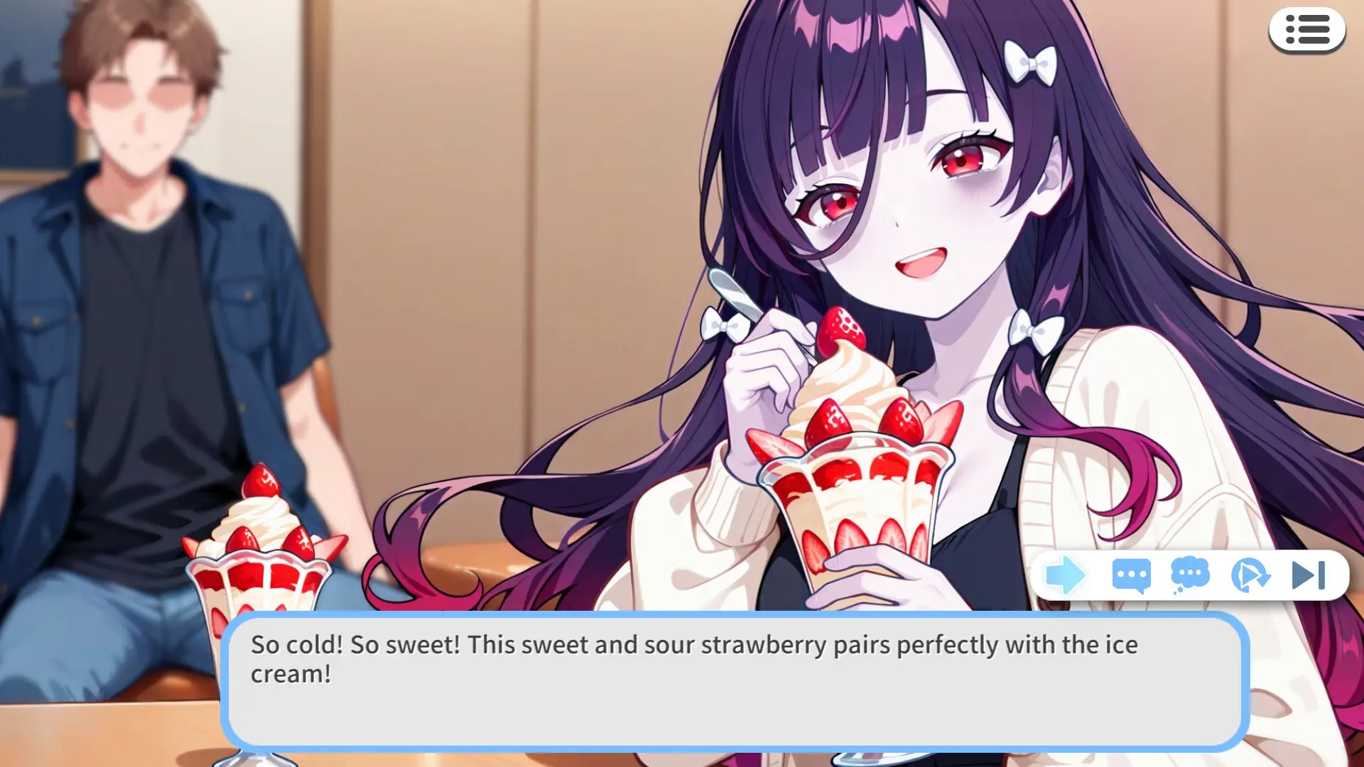 My Roommate Is a Cute Ghost Girl!? gameplay screenshot 6 (Ren'Py adult game) by Sugar Rush – free download