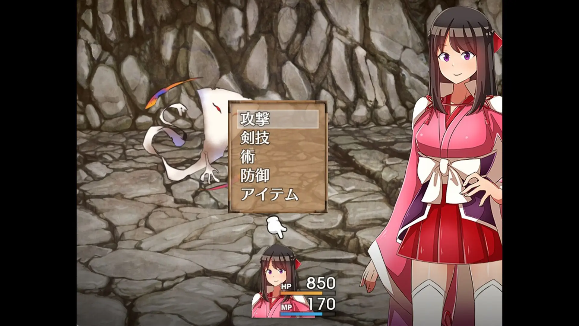Oni-no-Kuni: Miozuki’s Descent gameplay screenshot 4 (Ren'Py adult game) by IOLiTE – free download