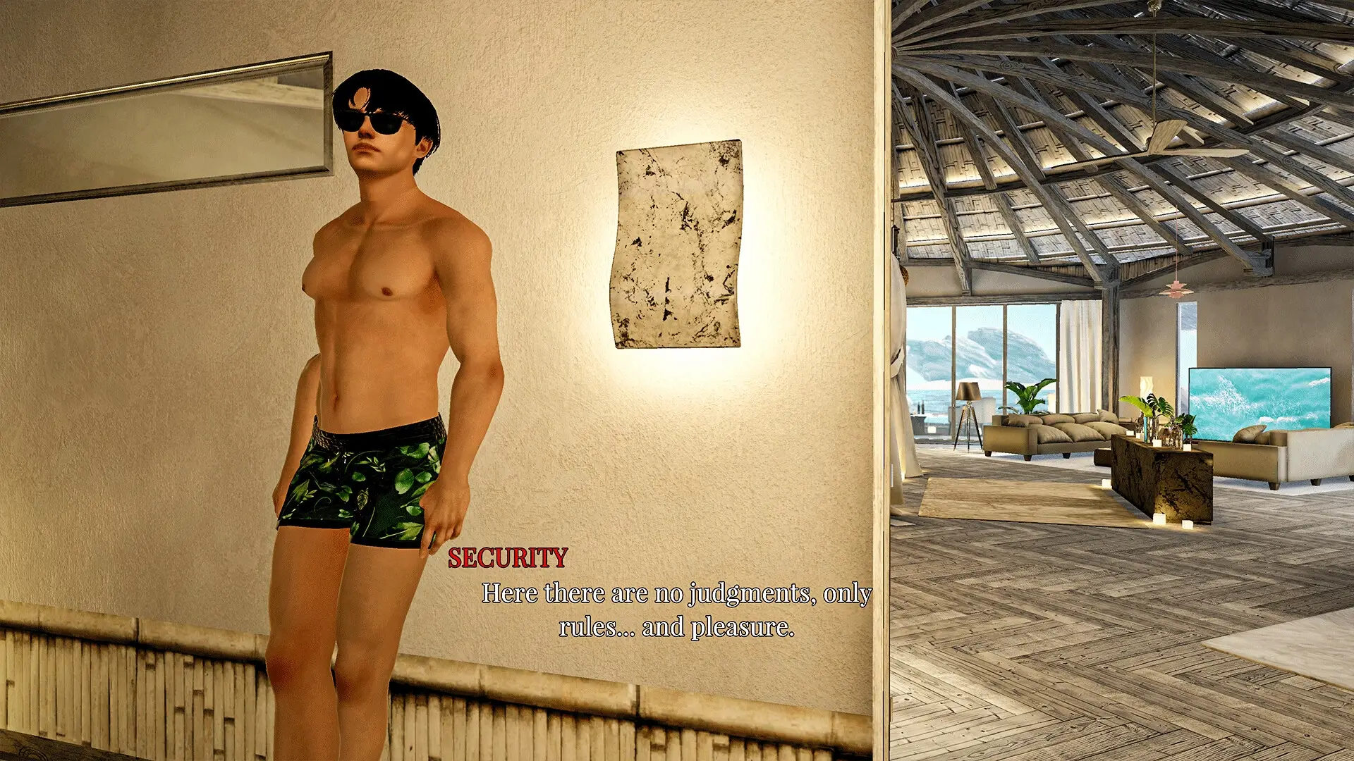 Sinful Vacation gameplay screenshot 6 (Ren'Py adult game) by Private Secret – free download