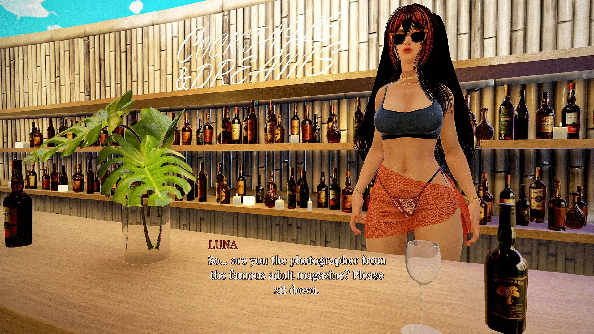 Sinful Vacation gameplay screenshot 5 (Ren'Py adult game) by Private Secret – free download