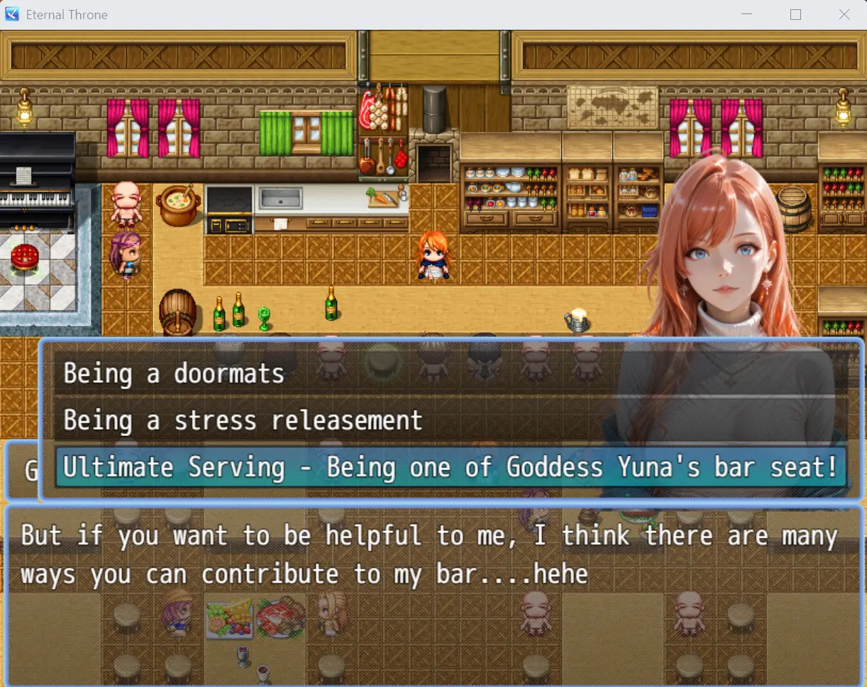 Eternal Throne gameplay screenshot 12 (Ren'Py adult game) by GoddessRaiden – free download