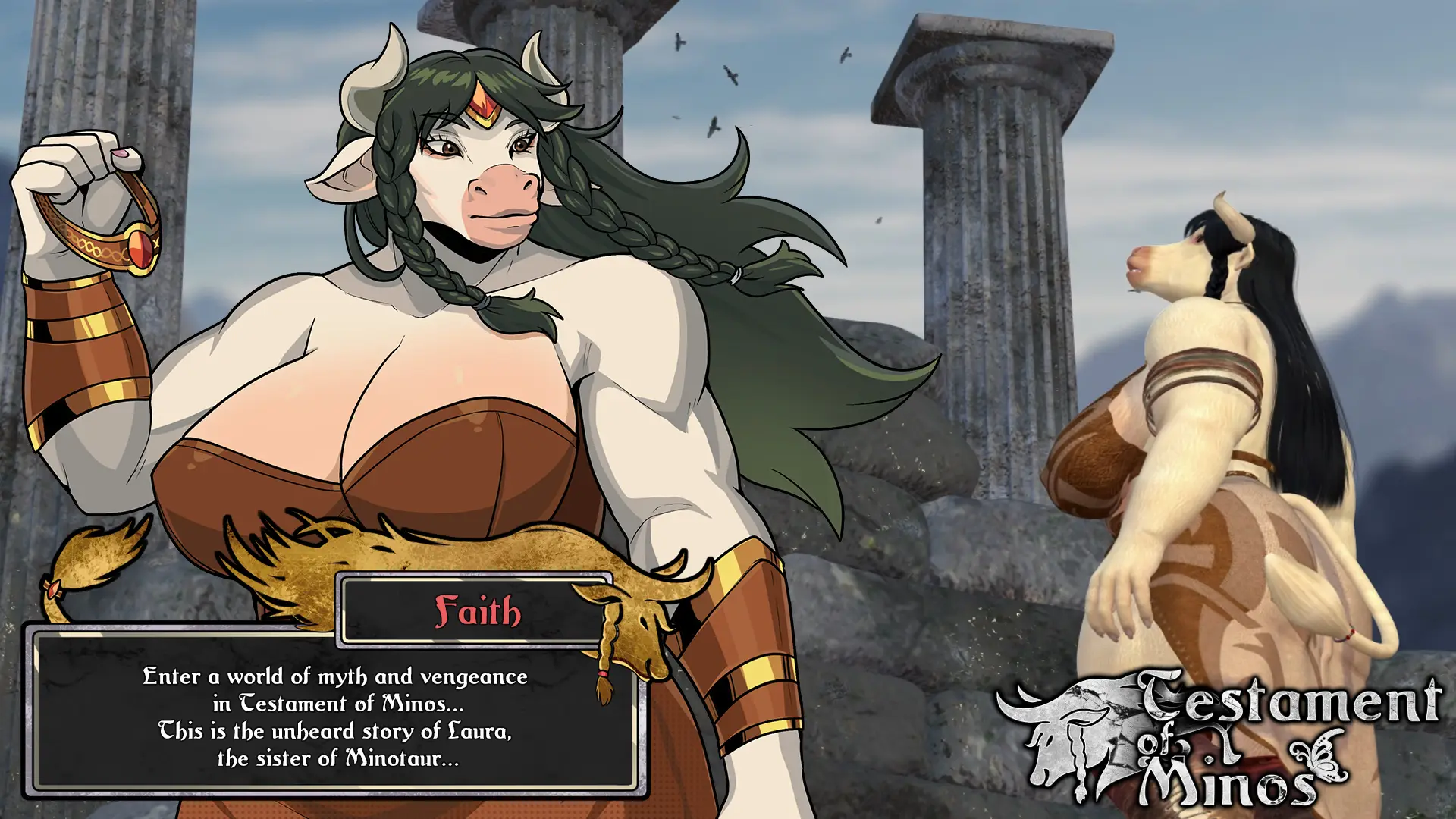 Testament of Minos gameplay screenshot 12 (Ren'Py adult game) by Drages Animations – free download
