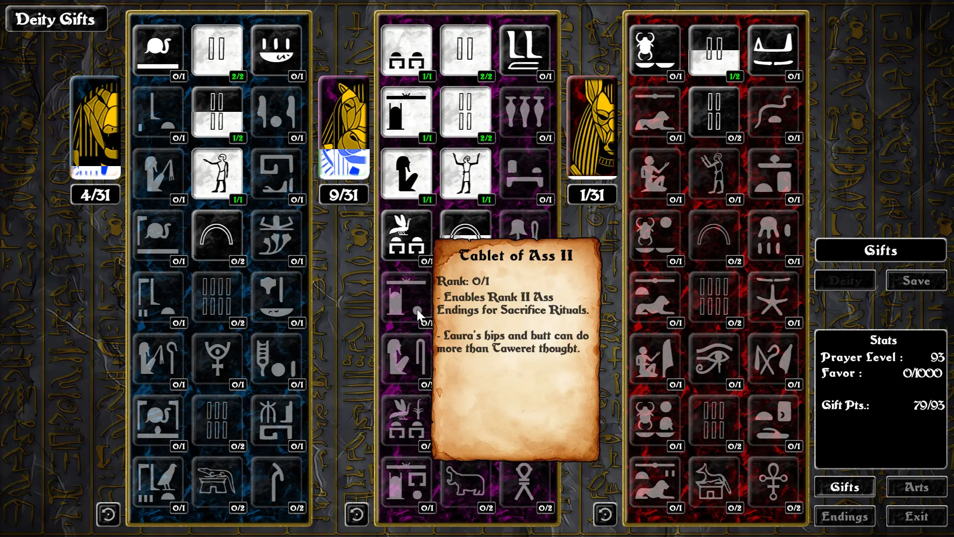 Testament of Minos gameplay screenshot 20 (Ren'Py adult game) by Drages Animations – free download