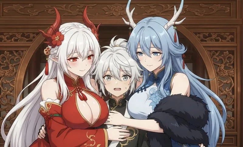 Fantasy Journey with the Dragon Mother gameplay screenshot 1 (Ren'Py adult game) by ranyi – free download