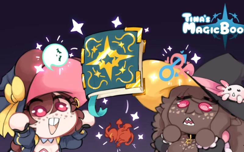 Tina’s Magic Book cover 1.1 – Ren'Py adult game by Polygonheart free download