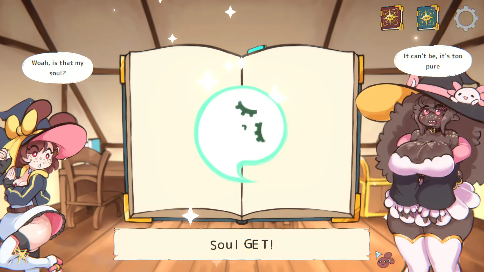 Tina’s Magic Book gameplay screenshot 3 (Ren'Py adult game) by Polygonheart – free download
