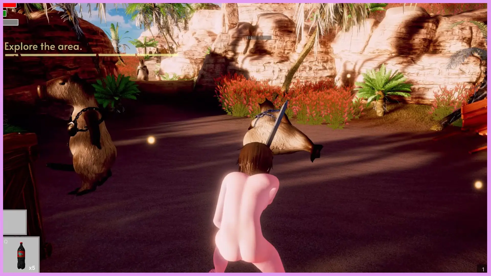 Capibara Lost Dreams – Sex Dreams Edition gameplay screenshot 4 (Ren'Py adult game) by HotDreamsAr – free download