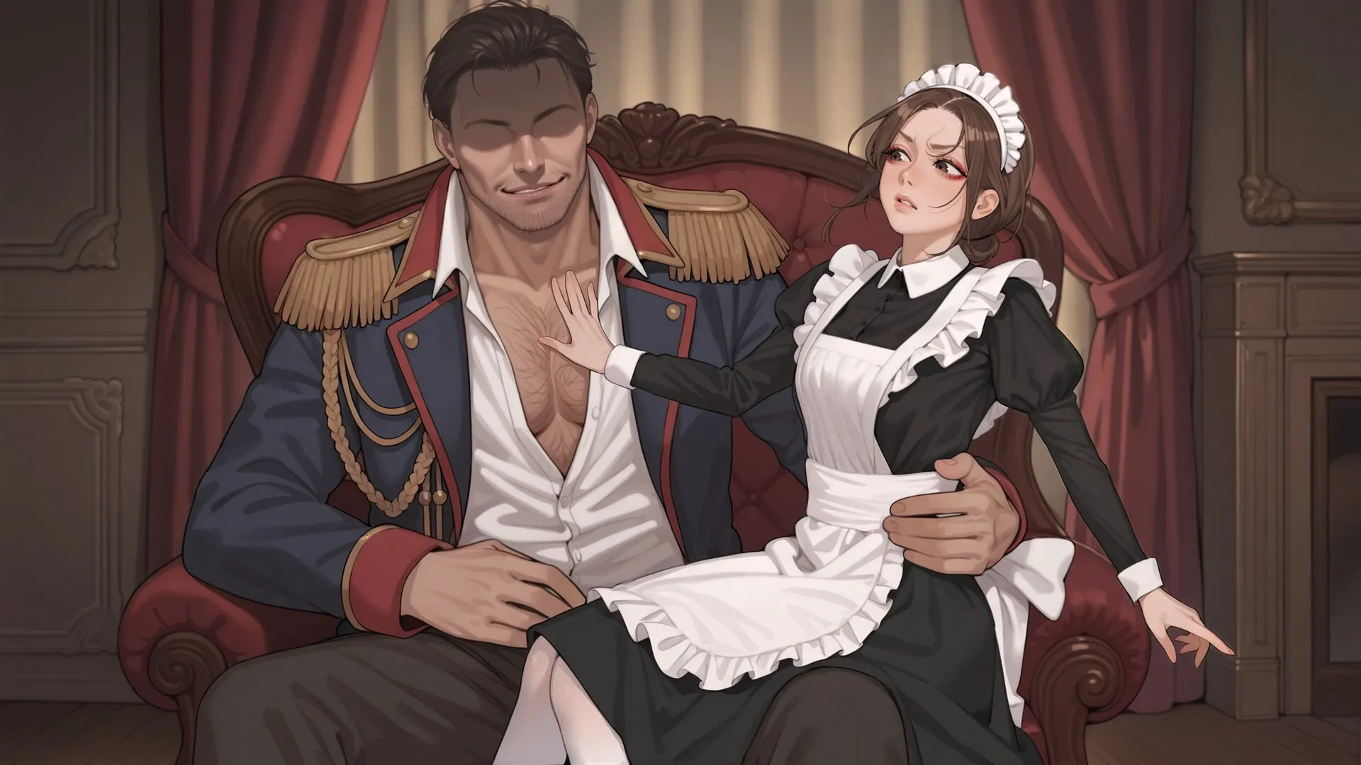 Lust Manor: Leona’s Secret gameplay screenshot 2 (Ren'Py adult game) by Kinky Business Group – free download