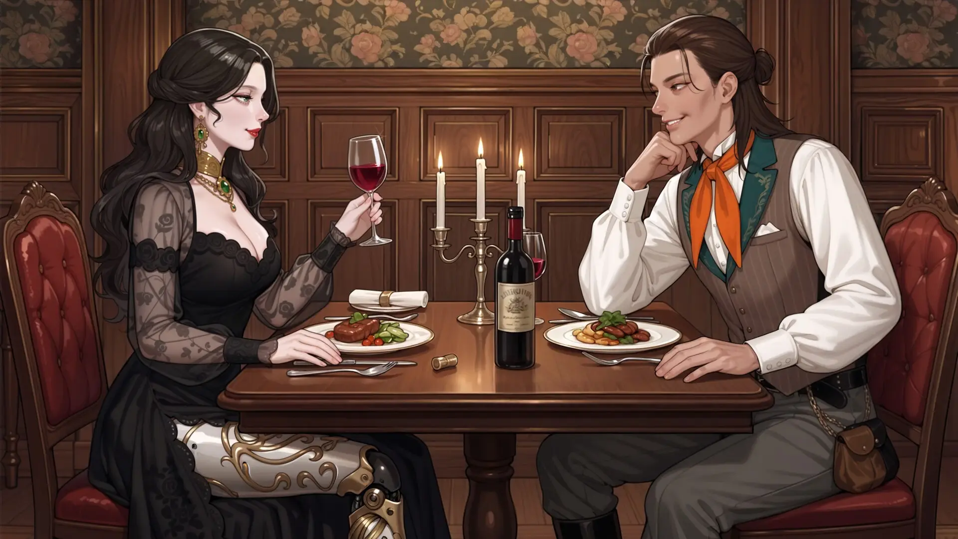 Lust Manor: Leona’s Secret gameplay screenshot 5 (Ren'Py adult game) by Kinky Business Group – free download