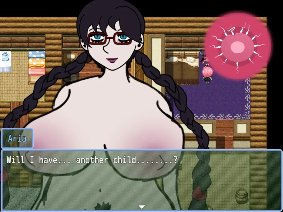 Aria Mountain Window gameplay screenshot 1 (Ren'Py adult game) by moriAPC – free download