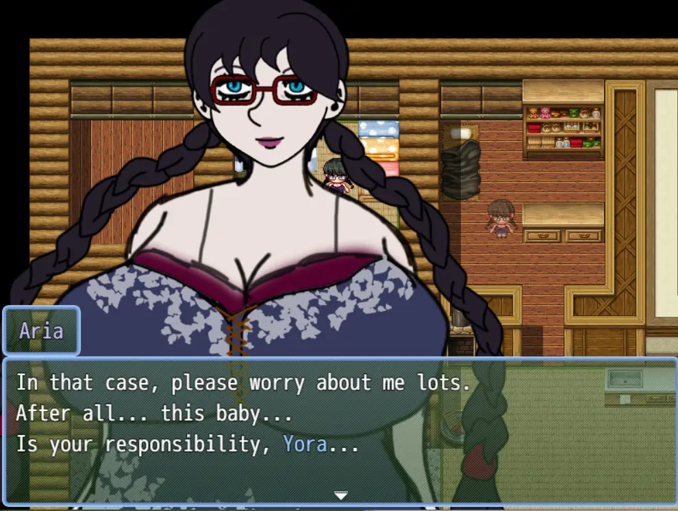 Aria Mountain Window gameplay screenshot 5 (Ren'Py adult game) by moriAPC – free download