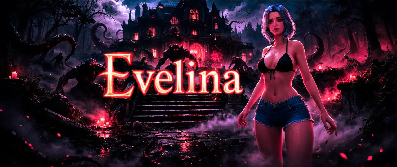 Evelina cover 0.03 Demo – Ren'Py adult game by Abstractum free download