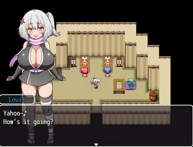Sanjo! Paizuri Ninja! ~Ijiwaru VS Amayakashi~ gameplay screenshot 2 (Ren'Py adult game) by NewStation – free download