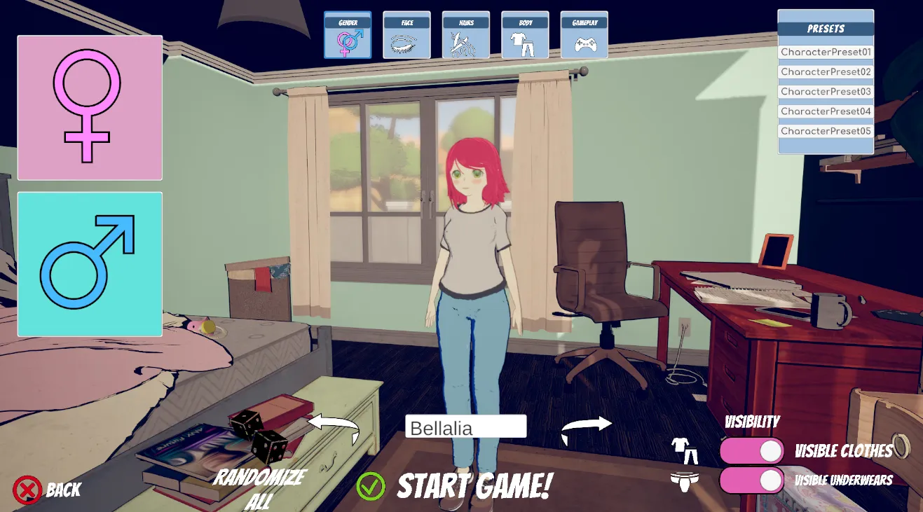 Dreamwalker gameplay screenshot 4 (Ren'Py adult game) by RedSparrow – free download