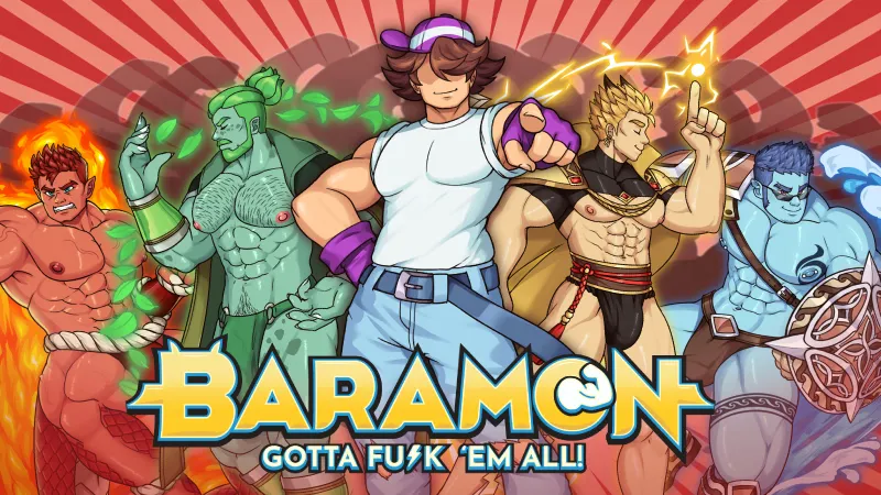 Baramon – Gotta Fuc ’em All! cover 1.1.2b – Ren'Py adult game by Male Doll free download