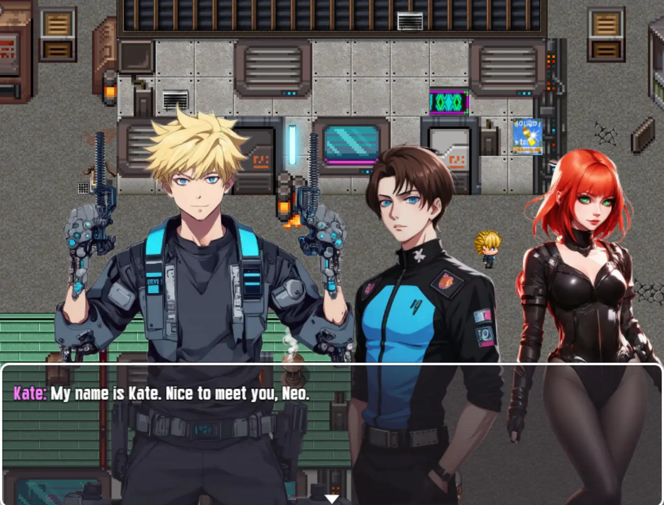 Cyberwhores gameplay screenshot 5 (Ren'Py adult game) by Moonnut – free download
