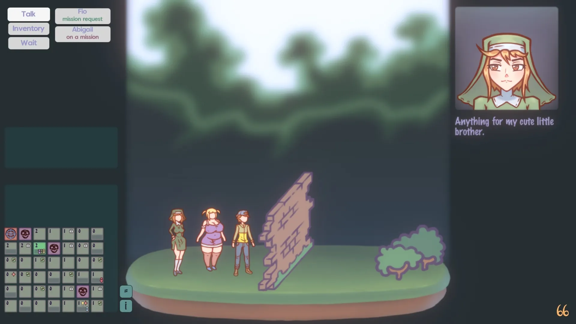 Summer Sweepers gameplay screenshot 5 (Ren'Py adult game) by Impy – free download