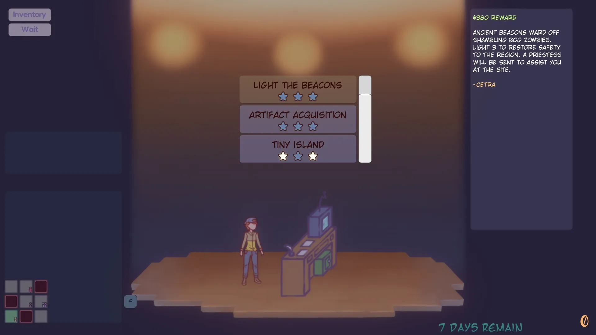 Summer Sweepers gameplay screenshot 7 (Ren'Py adult game) by Impy – free download
