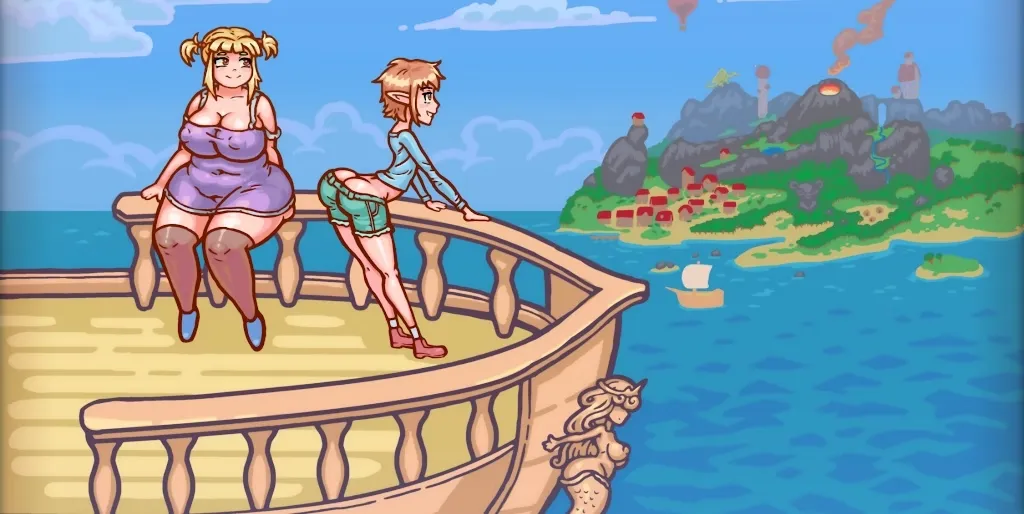 Summer Sweepers gameplay screenshot 1 (Ren'Py adult game) by Impy – free download