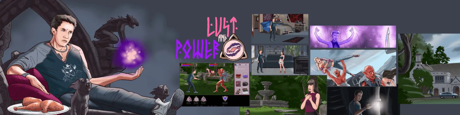 Lust and Power cover 0.76 Regular – Ren'Py adult game by Lurking Hedgehog free download