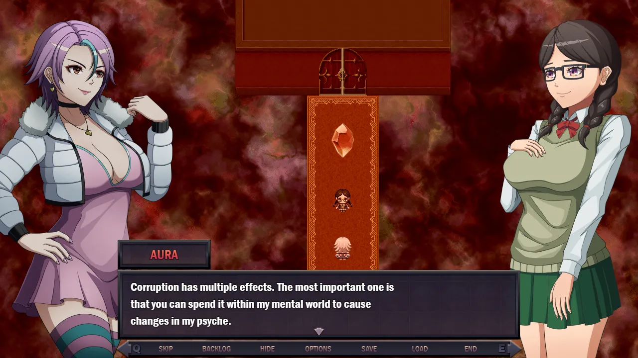 Star Knightess Aura gameplay screenshot 1 (Ren'Py adult game) by aura-dev – free download
