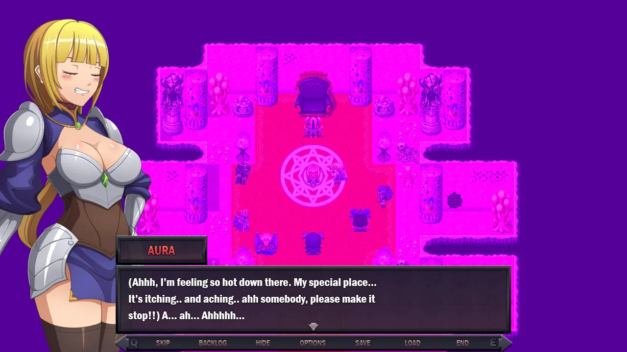 Star Knightess Aura gameplay screenshot 2 (Ren'Py adult game) by aura-dev – free download