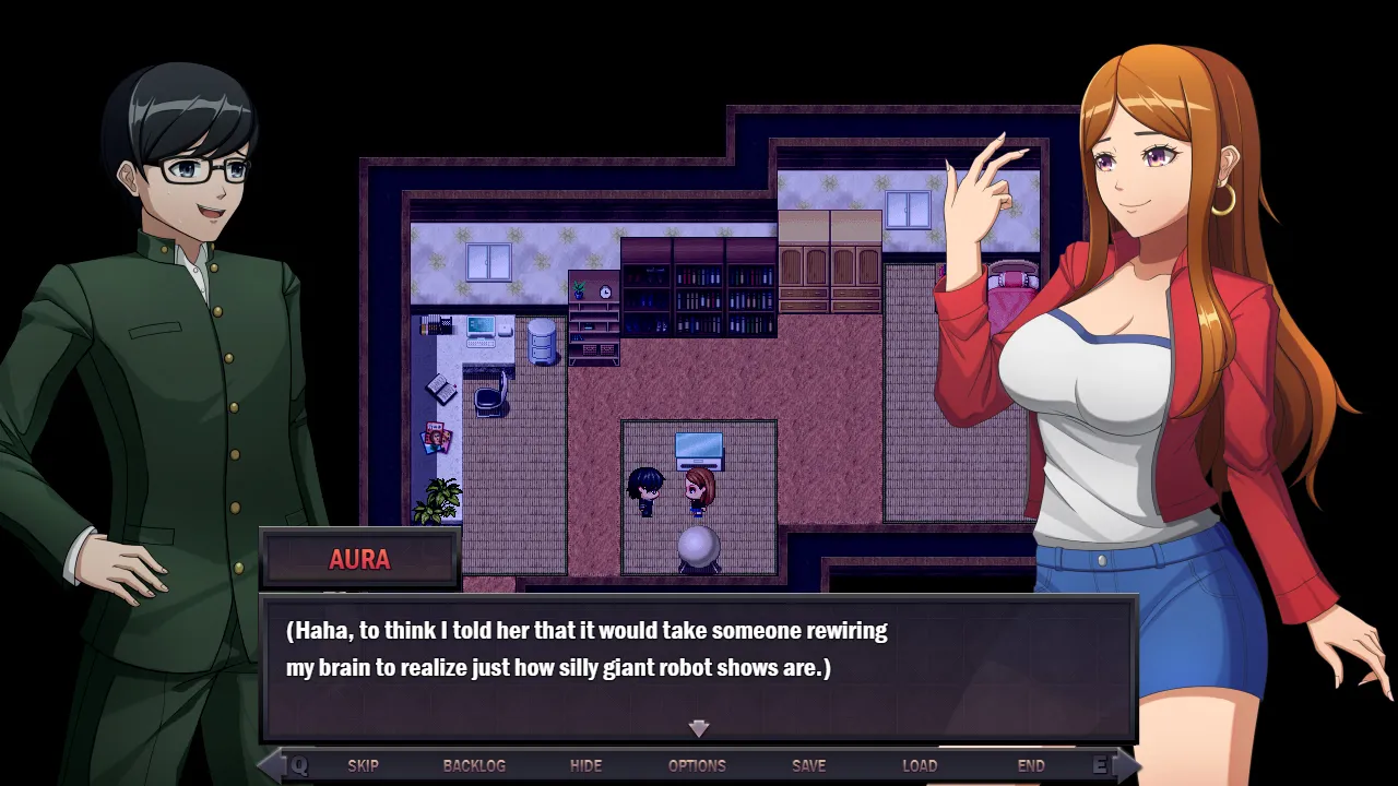 Star Knightess Aura gameplay screenshot 11 (Ren'Py adult game) by aura-dev – free download