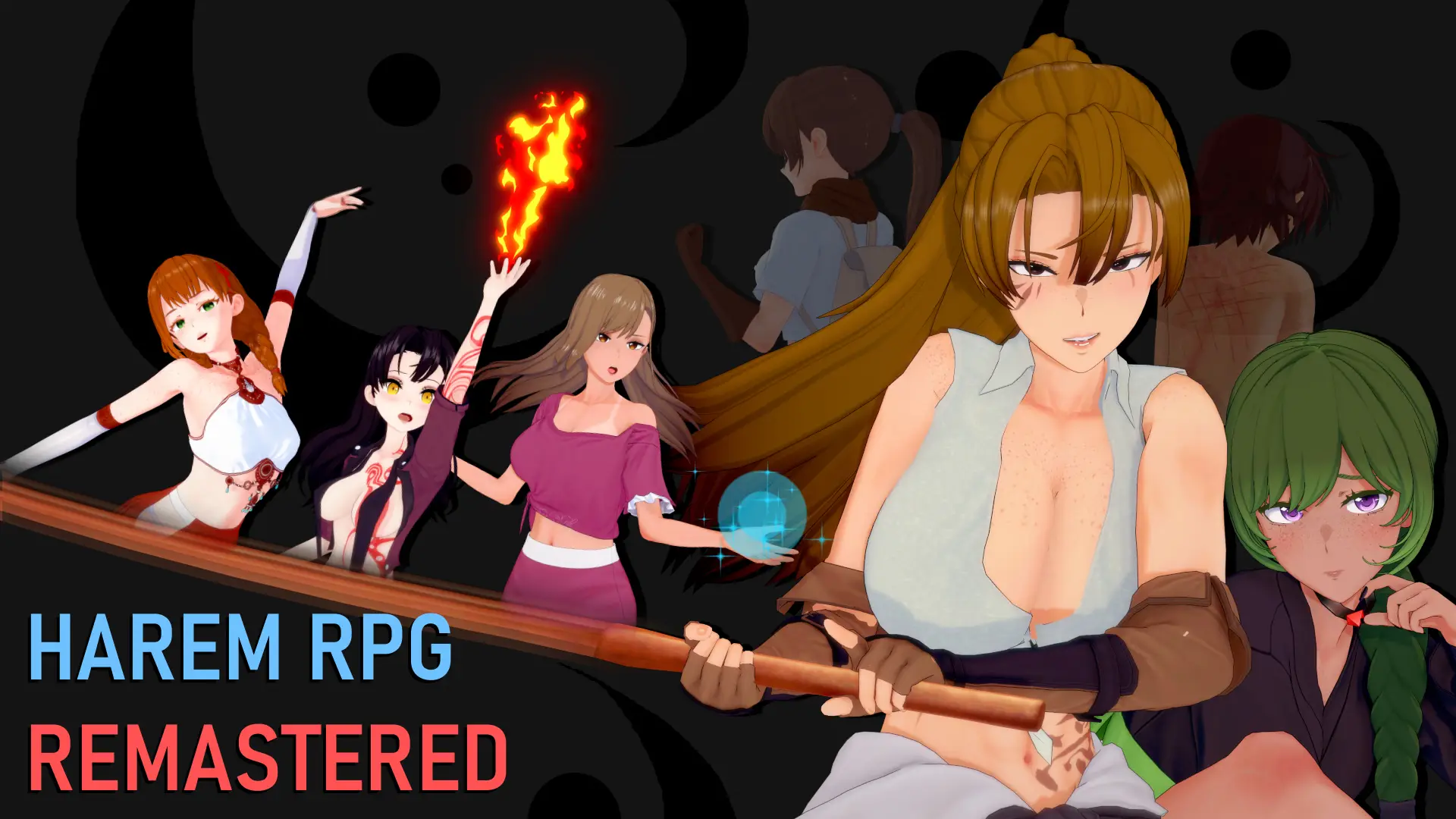 Harem RPG Remastered cover c4m14.0 – Ren'Py adult game by Fylokon Games free download