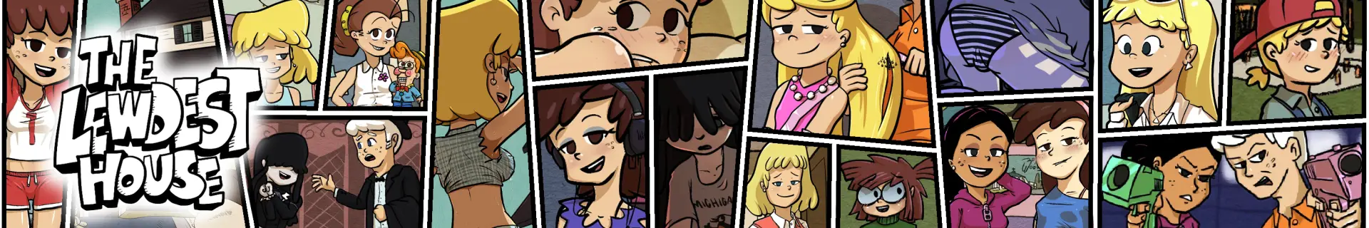 The Lewdest House cover 0.2.42 Public – Ren'Py adult game by DMF free download