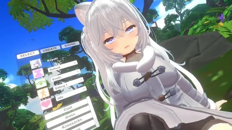 Melty Night VR gameplay screenshot 8 (Ren'Py adult game) by Kosumaru – free download