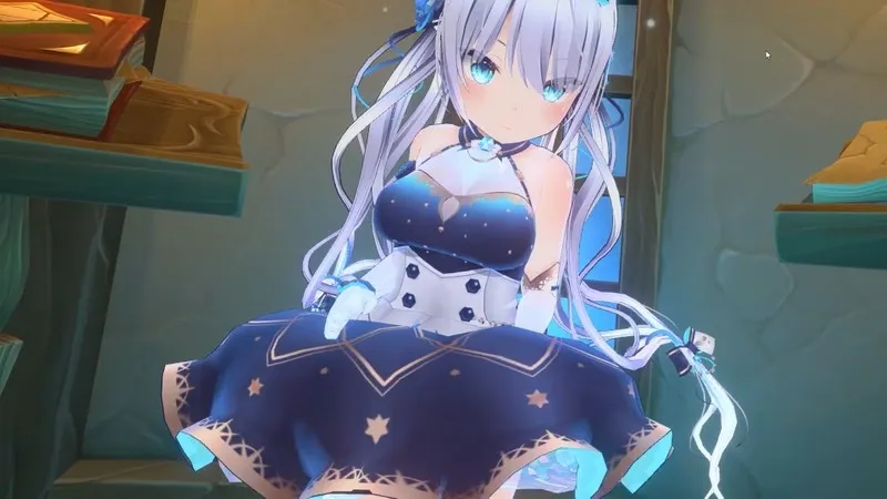 Melty Night VR gameplay screenshot 1 (Ren'Py adult game) by Kosumaru – free download