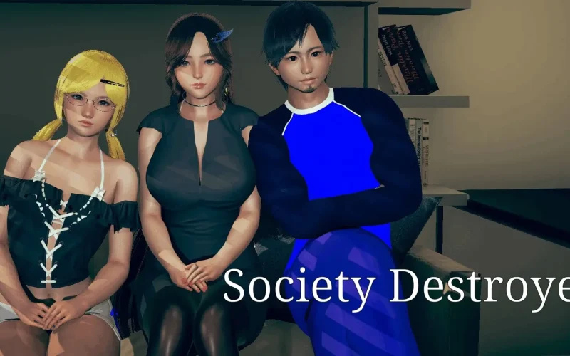 Society Destroyed cover 1.4.5 – Ren'Py adult game by BlueClear free download