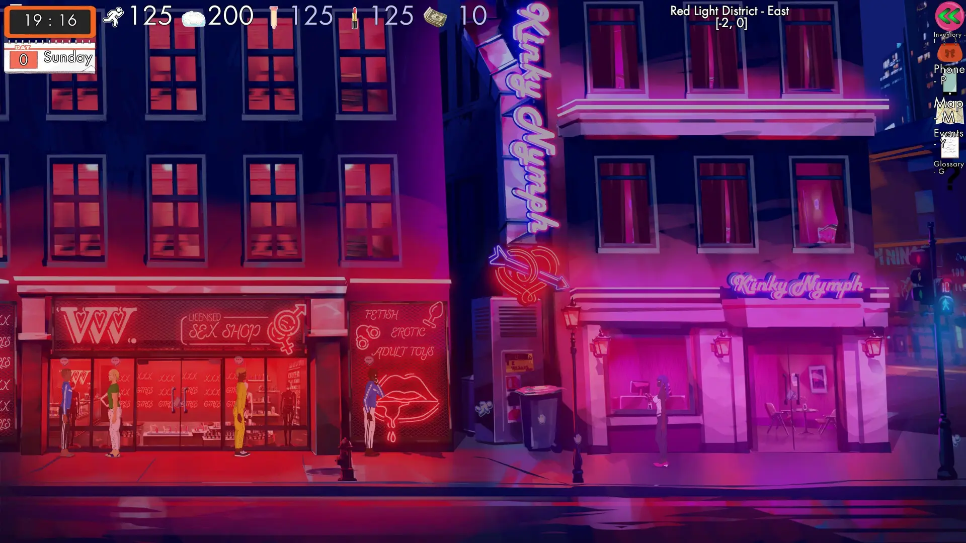 Unaware in the City gameplay screenshot 8 (Ren'Py adult game) by Mr. Unaware Studios – free download