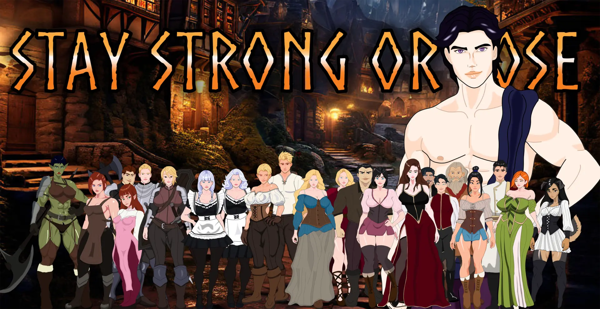 Stay Strong or Lose gameplay screenshot 9 (Ren'Py adult game) by Lust Vamp – free download