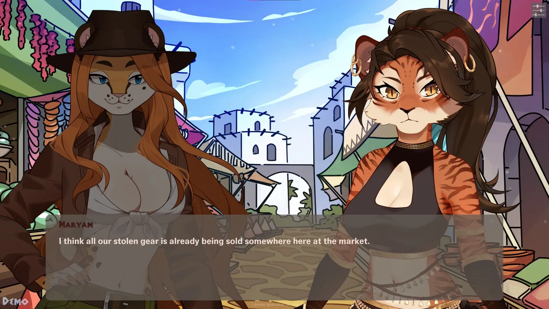 Furry Adventure Club and the Holy Grail gameplay screenshot 3 (Ren'Py adult game) by Furry Dreams Lab – free download