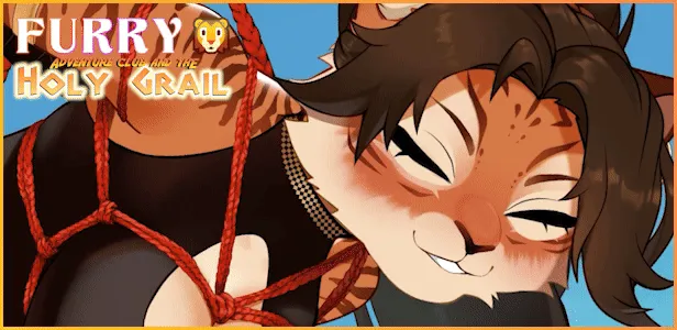 Furry Adventure Club and the Holy Grail cover Final – Ren'Py adult game by Furry Dreams Lab free download