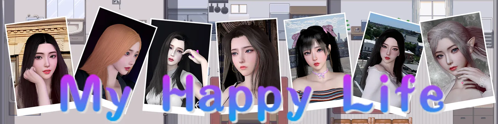 My Happy Life cover 1.8.5 – Ren'Py adult game by BlueFish free download