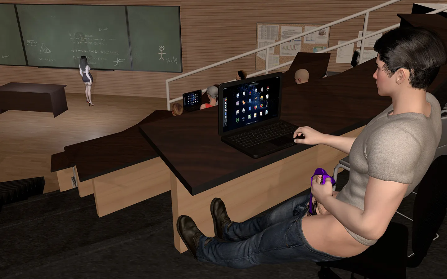My Happy Life gameplay screenshot 8 (Ren'Py adult game) by BlueFish – free download