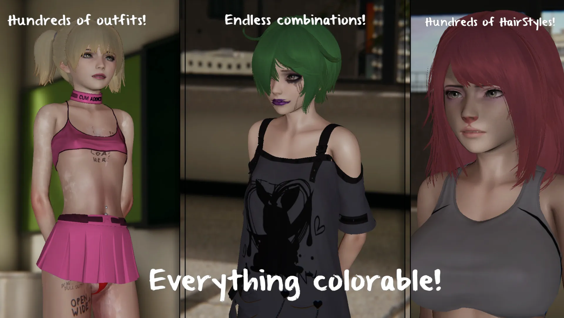 Slutty Sex Life gameplay screenshot 5 (Unity adult game) by ParadiceZone – free download