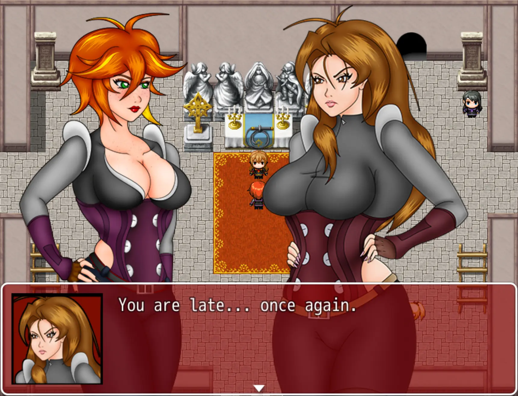 Crimson Veil gameplay screenshot 2 (Ren'Py adult game) by MKRUdesign Deviantart – free download