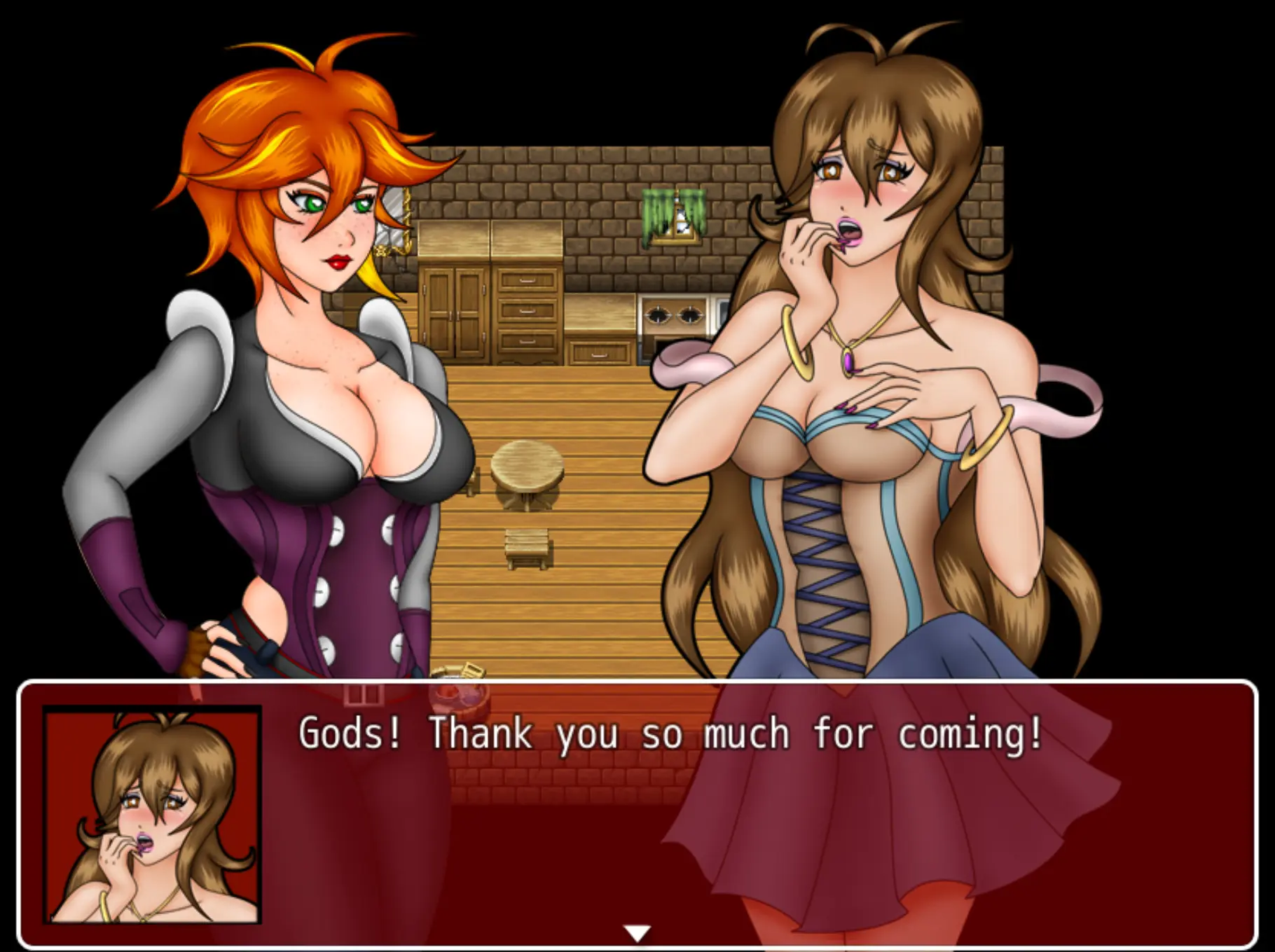 Crimson Veil gameplay screenshot 5 (Ren'Py adult game) by MKRUdesign Deviantart – free download