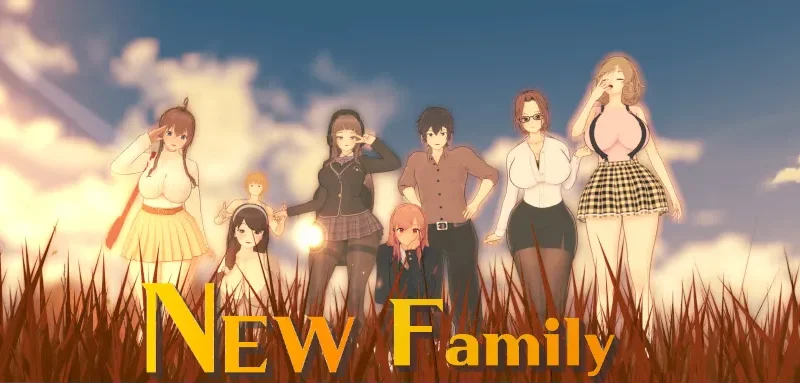 New Family cover 1.0.0 – Ren'Py adult game by King Peanut free download