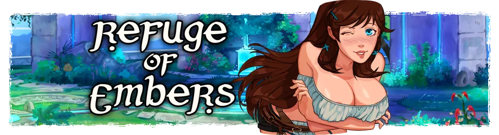 Refuge of Embers cover 0.24b – Ren'Py adult game by Escape Sauce free download