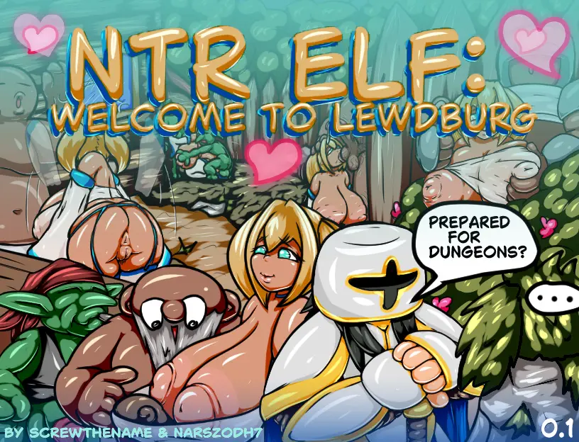 NTR Elf : Welcome to Lewdburg cover 0.2 – Ren'Py adult game by Screwthename Suscribestar free download